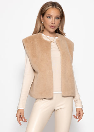 Elegant vest - beige