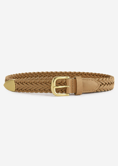Flechtgürtel - beige von SASSYCLASSY