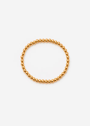 Flex Kugelarmband , 4mm - gold