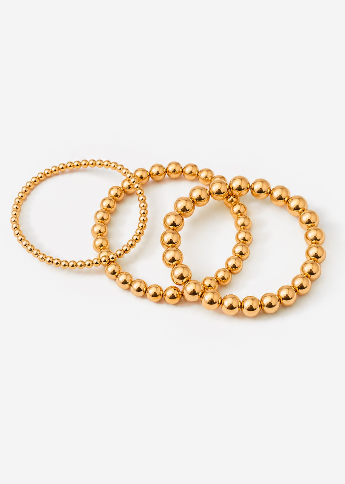 Flex Kugelarmband , 6mm - gold