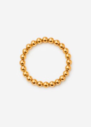 Flex Kugelarmband , 8mm - gold