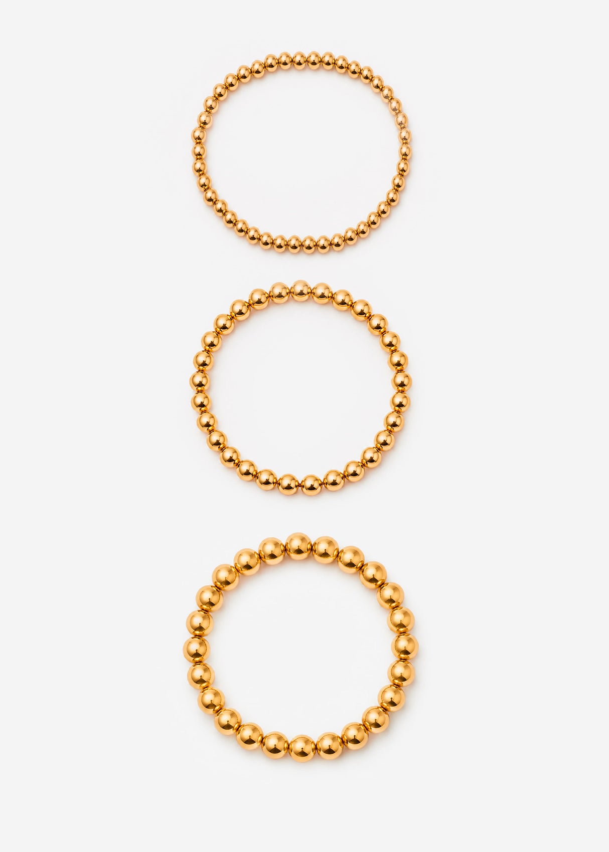 Flex Kugelarmband , 8mm - gold