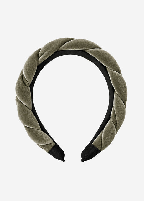 Geflochtener Samthaarreif - khaki