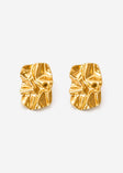 Geometrische Ohrstecker - gold