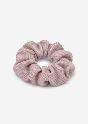 Gerippter Scrunchie - altrosa