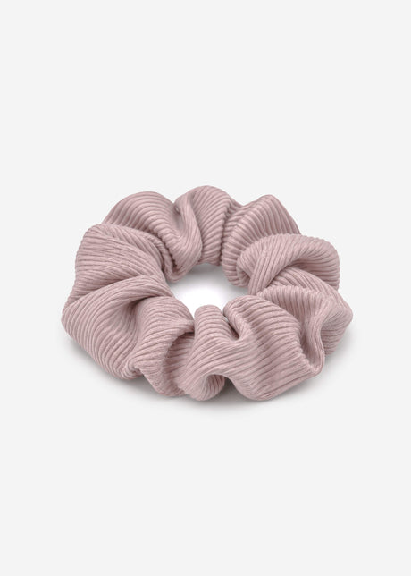 Gerippter Scrunchie - altrosa