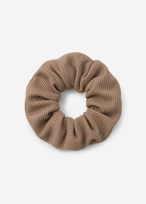 Gerippter Scrunchie  - beige