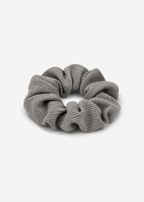 Gerippter Scrunchie  - hellgrau
