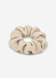 Gerippter Scrunchie  - offwhite