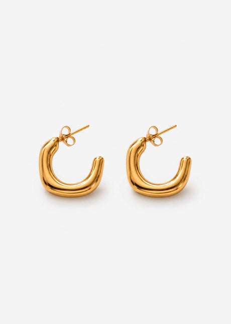 Geschwungene Creolen - gold by SASSYCLASSY