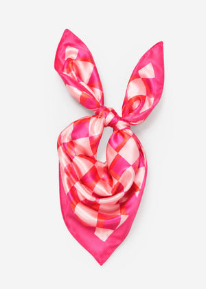 Halstuch im Retro-Look - pink