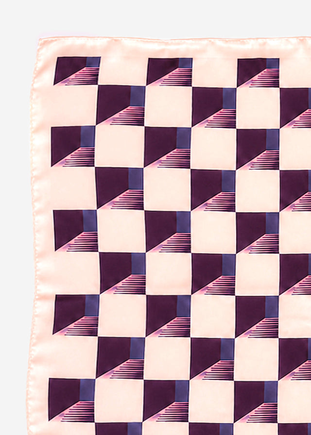 Halstuch im Retro-Look - rosa