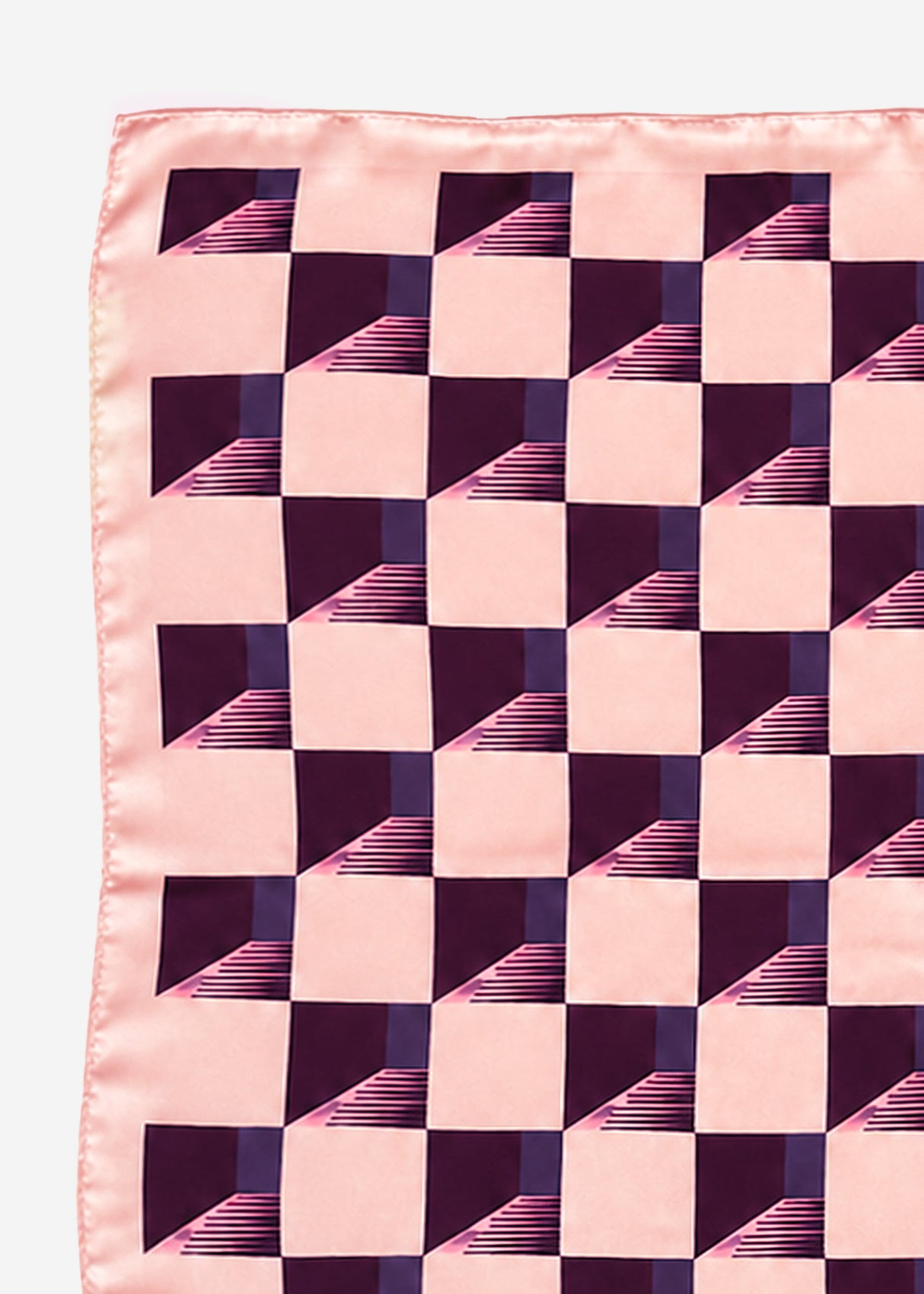 Halstuch im Retro-Look - rosa