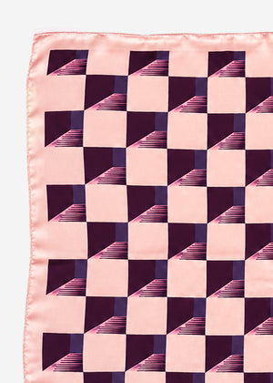 Halstuch im Retro-Look - rosa