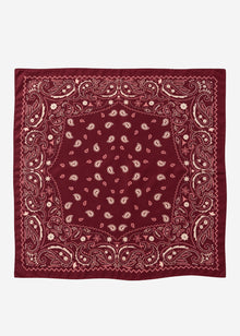 Halstuch mit allover Paisley-Print - burgundy