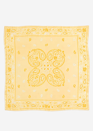 Halstuch mit Bandana-Print - gelb