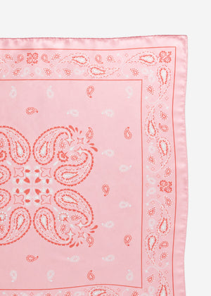 Halstuch mit Bandana-Print - rosa