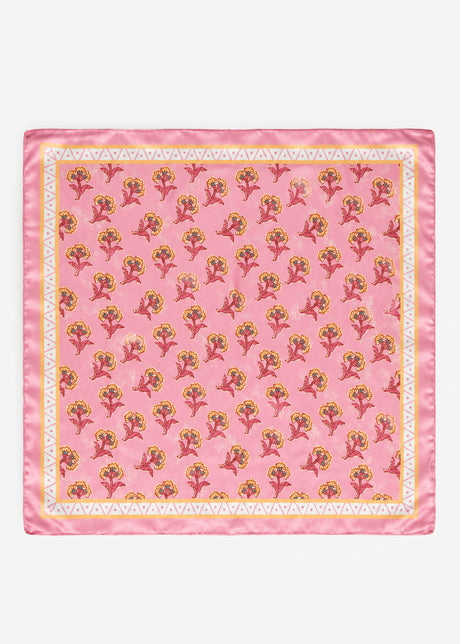 Halstuch mit Blümchen-Print - rosa von SASSYCLASSY