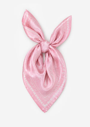 Halstuch mit Blütenprint - rosa