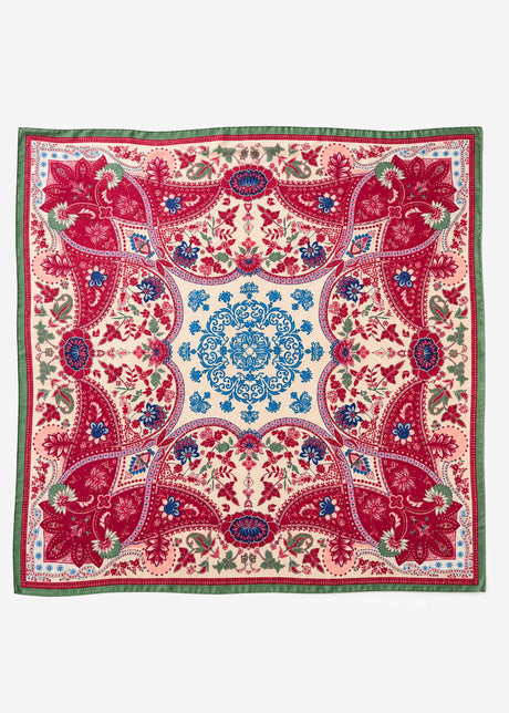 Halstuch mit floralem Paisley-Muster - rosa von SASSYCLASSY