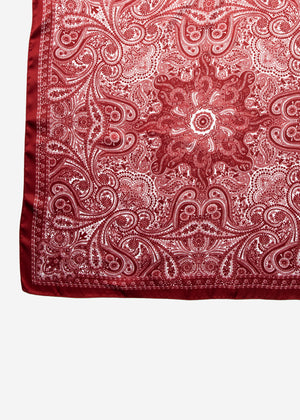 Halstuch mit Paisley-Print - burgundy