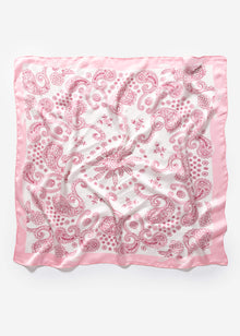 Halstuch mit Paisleymuster - rosa