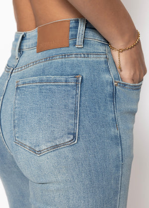 Highwaist skinny jeans - light blue