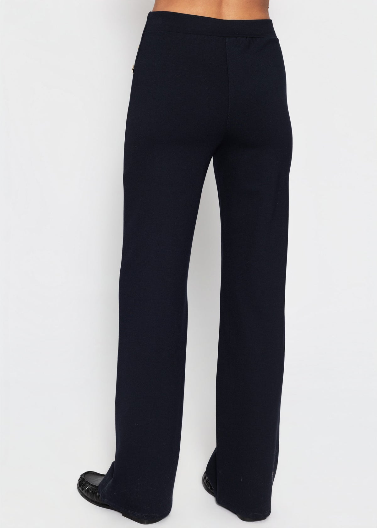 Hose mit Zierknöpfen - dunkelblau