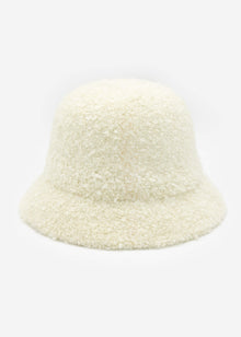 Teddy fur hat - off-white