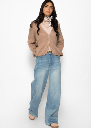 Wide-leg jeans - blue