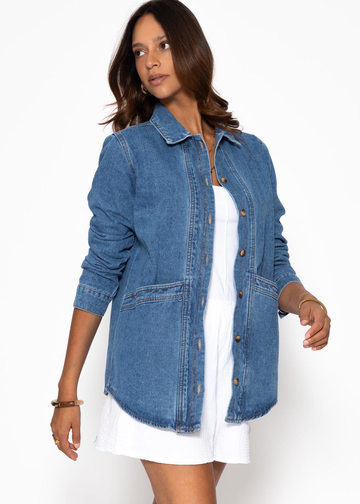 Jeansjacke - blau