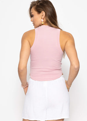Jersey top - pink