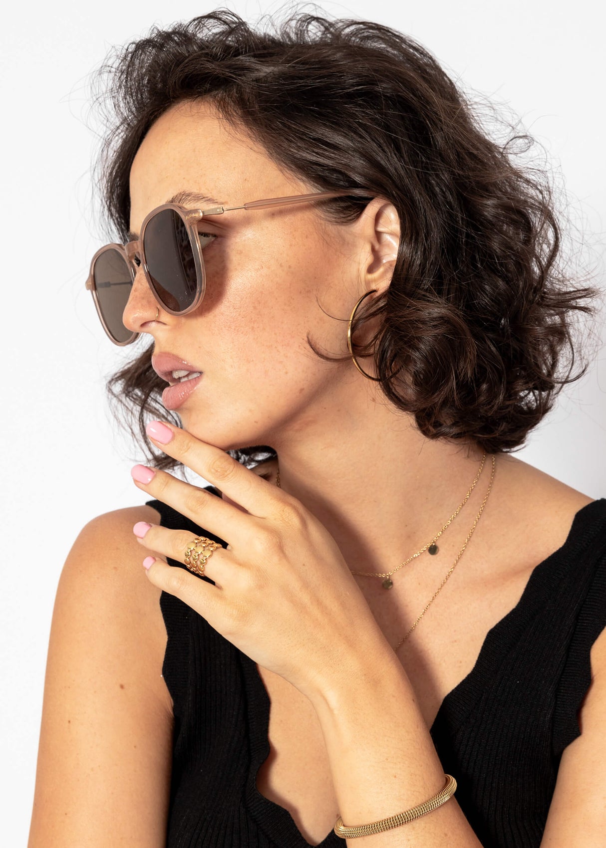 Classic sunglasses - nude