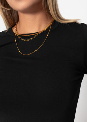 Long-sleeved shirt - black