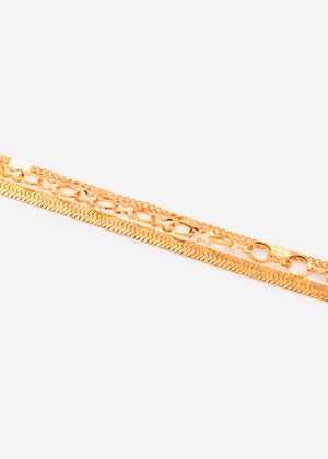 Layering bracelet - gold