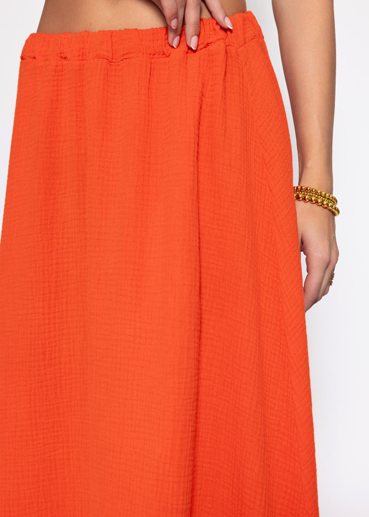 Maxi Musselin Rock - orange