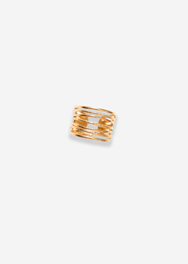 Multi-band ring - gold