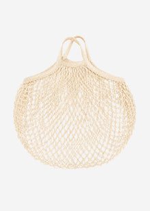 Mesh-Netztasche - beige