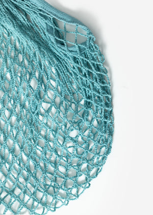 Mesh-Netztasche - blau