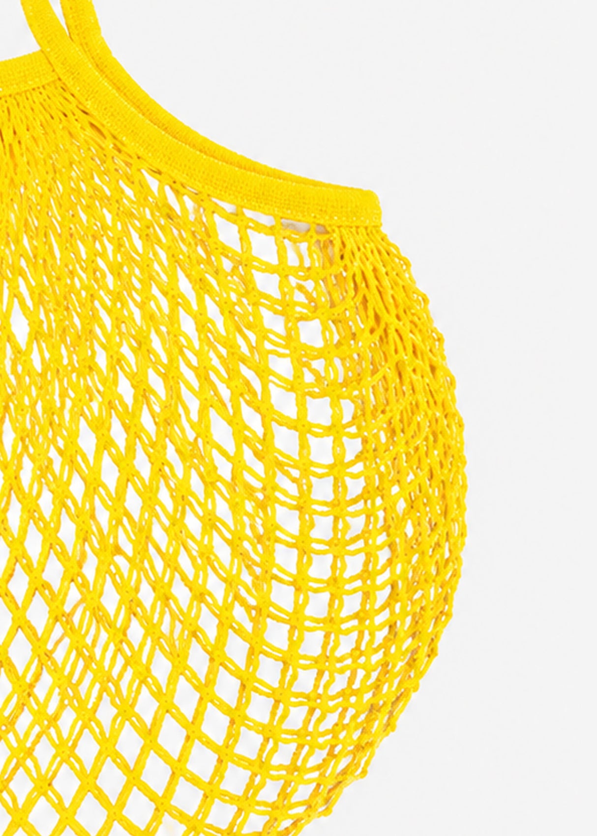 Mesh-Netztasche - gelb