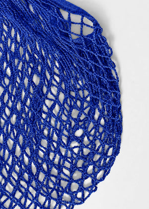 Mesh-Netztasche - royalblau