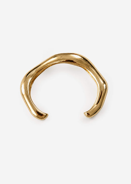 Minimalistischer Armreif - gold von SASSYCLASSY