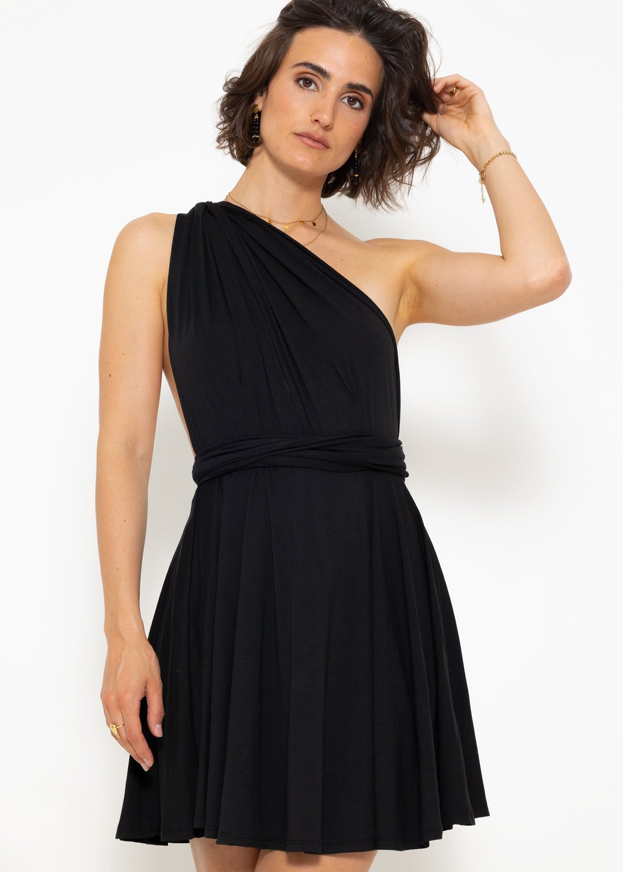 Multiway-Kleid, schwarz