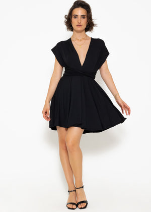 Multiway-Kleid, schwarz