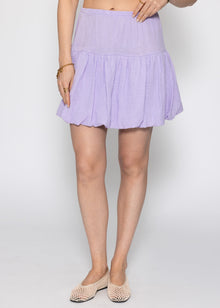 Muslin balloon skirt - lilac