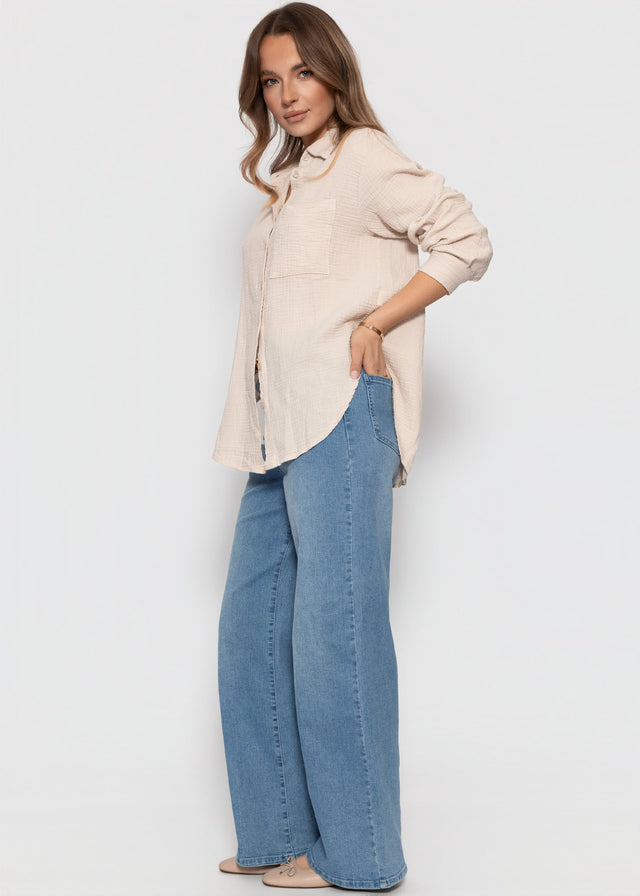 Muslin shirt - beige