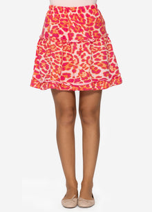 Musselin Rock with Leo -Print - Pink