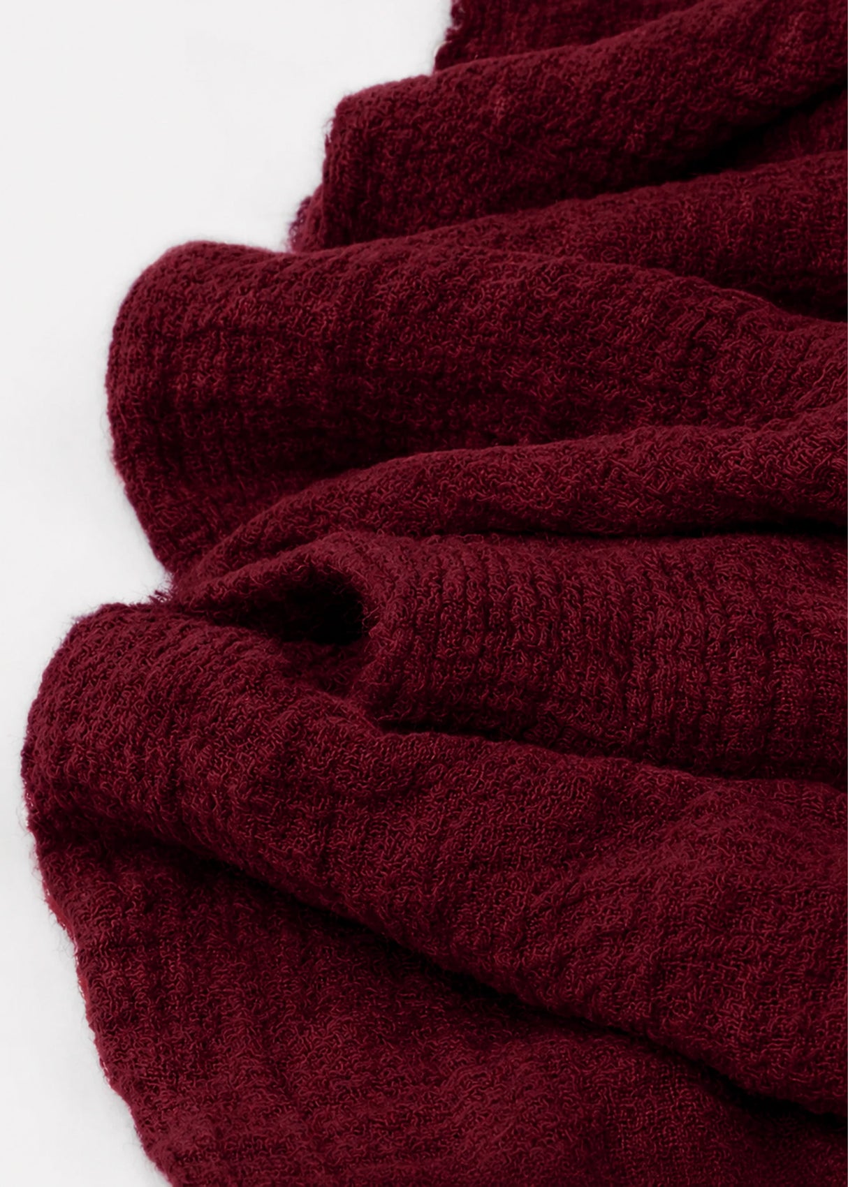 Musselin Schal - burgundy