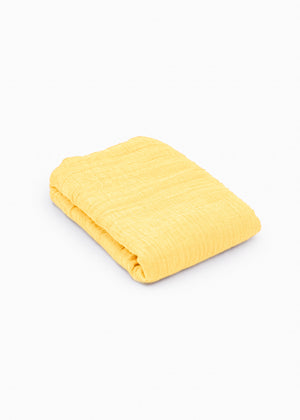 Muslin scarf, yellow