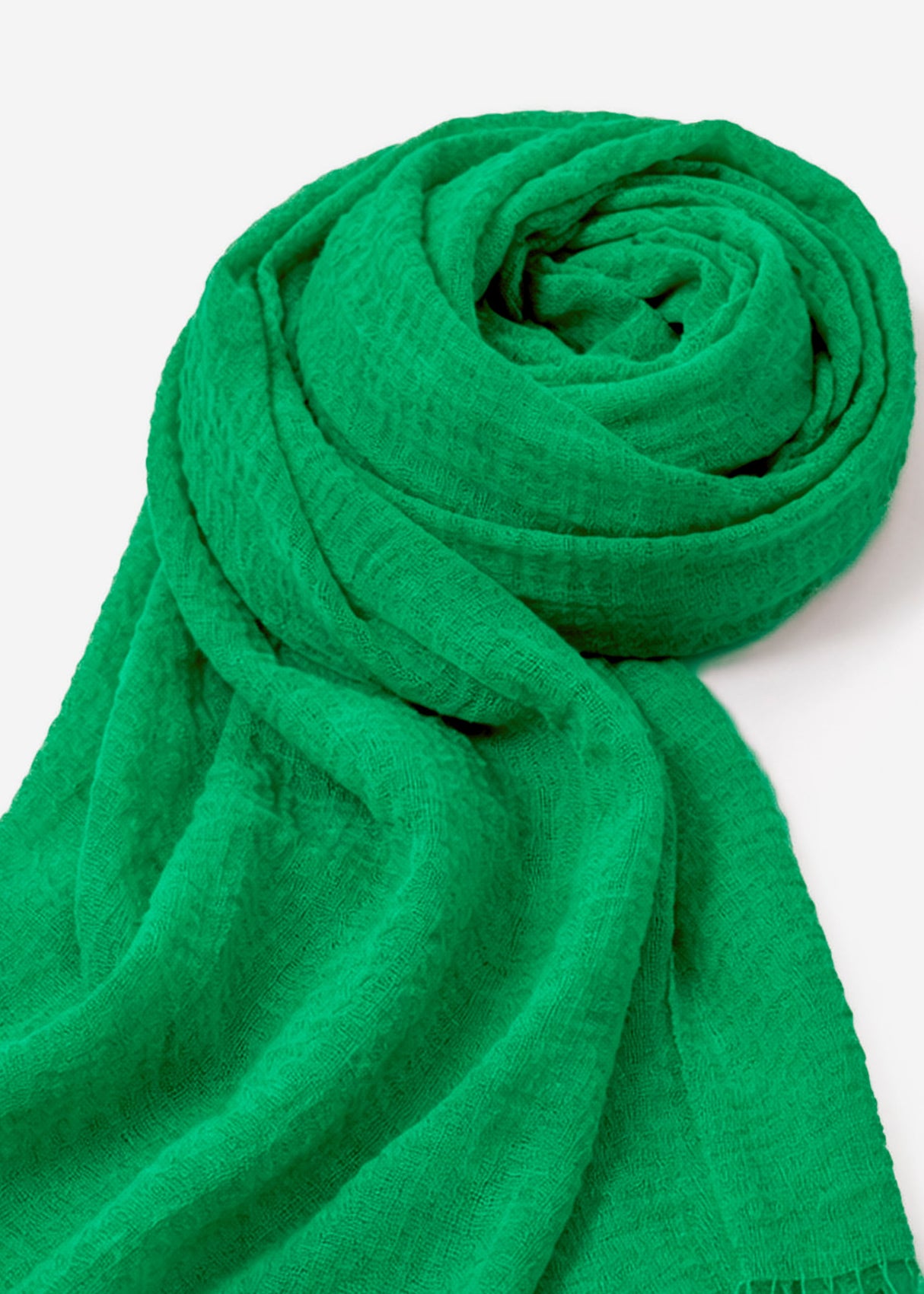 Muslin scarf, green